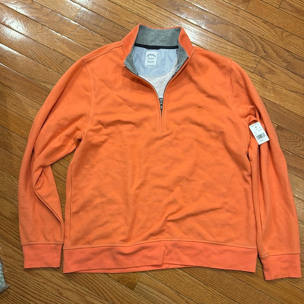 NWT Brooks Brothers Orange Sweater/Pull Over